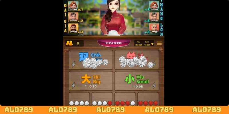 Giải trí hấp dẫn cùng mini game ALO789 Xóc Đĩa chất lượng